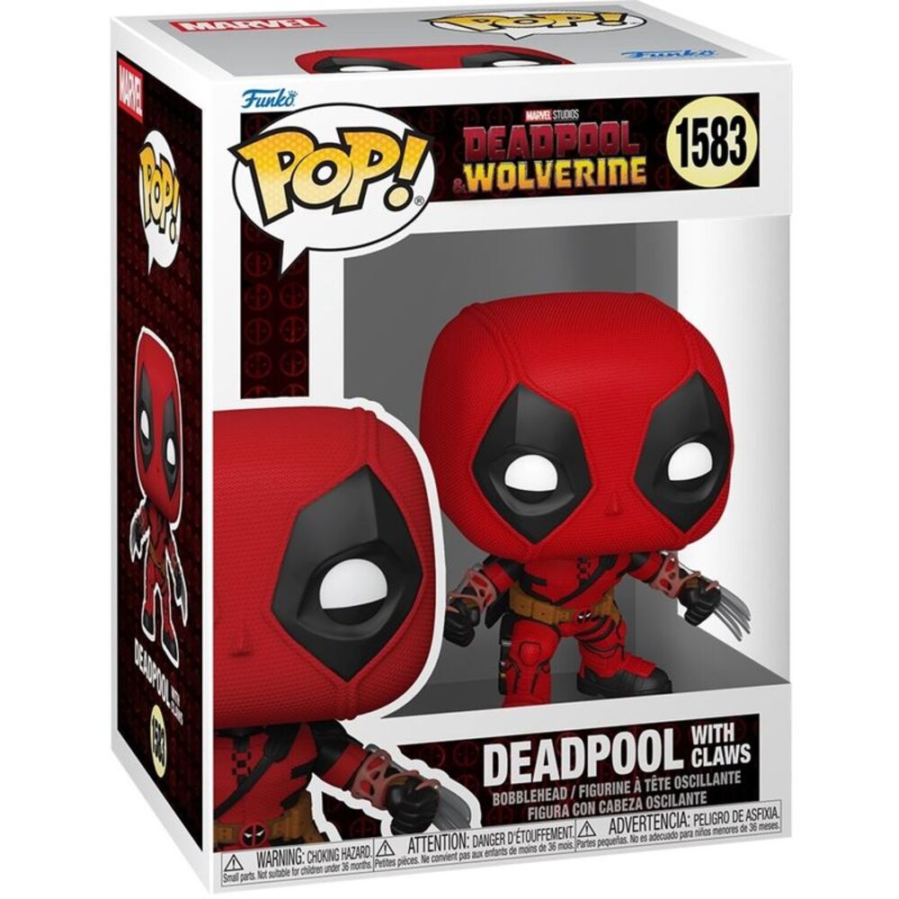Funko POP! Marvel: Deadpool 3 - Deadpool with claws  COLLECTIBLES - Picture 2 of 3